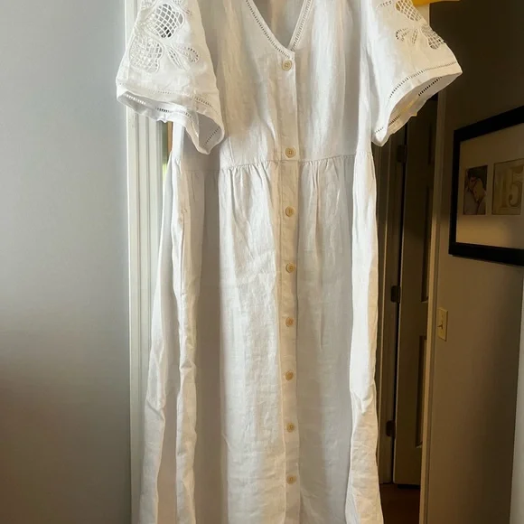 Madewell | Dresses | Madewell Linen Dress With Eyelet Detail | Poshmark Madewell | Dresses | Madewell Linen Dress With Eyelet Detail | Poshmark